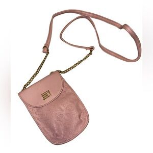 Juicy Couture Pink Mini Crossbody Bag with Chain Strap